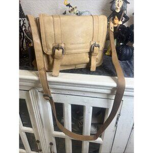 Spikes and Sparrow Genuine Leather Everyday Satchel Crossbody Bag Purse